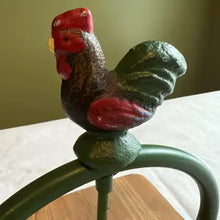 Load image into Gallery viewer, Iron Rooster Napkin Holder