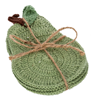 Handmade Crochet Pear Coaster