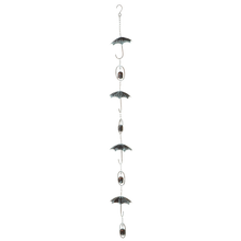 Load image into Gallery viewer, Patina Umbrella Rain Chain with Bells