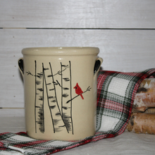 Load image into Gallery viewer, 1/2 Gallon Modern Crock- Winter Birch