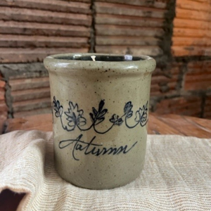 Pottery Candle Crock