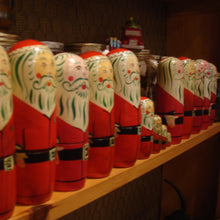 Load image into Gallery viewer, Hand made Nesting Santas