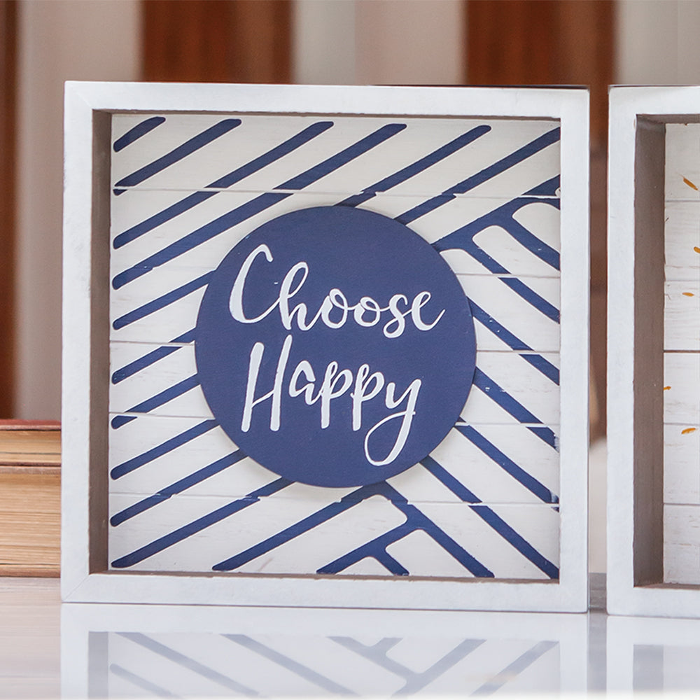 Choose Happy Box Sign