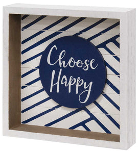 Choose Happy Box Sign