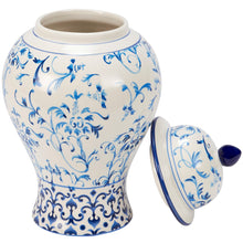 Load image into Gallery viewer, Large Indigo Temple Jar