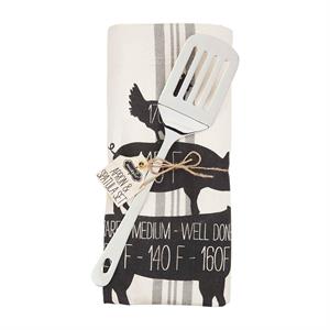 Grill Apron & Spatula Set