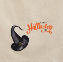 Load image into Gallery viewer, Happy Halloween Tea Towel