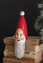 Load image into Gallery viewer, Wooden Santa Shelf Sitter