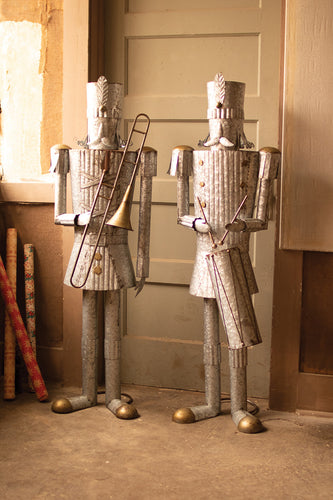 Life Size Tin Christmas Soldiers