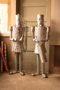 Life Size Tin Christmas Soldiers