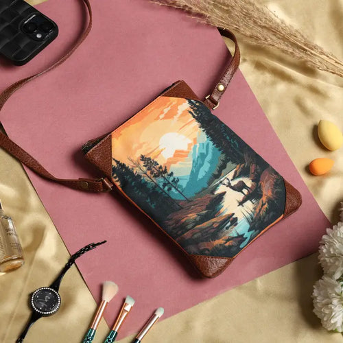 Deer Poly Canvas Crossbody
