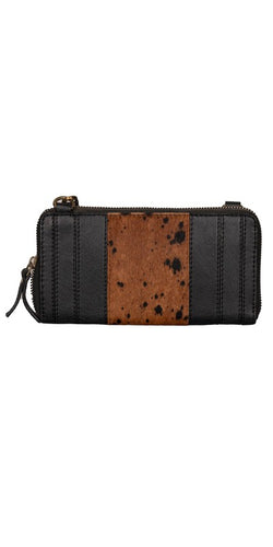 Genuine Cowhide Women's Crossbody Bag/Wristlet