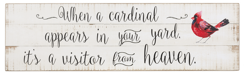When a cardinal appears