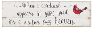 When a cardinal appears