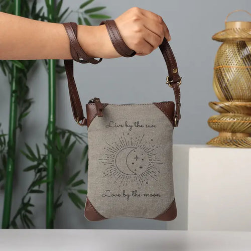 Live By the Sun Canvas Crossbody