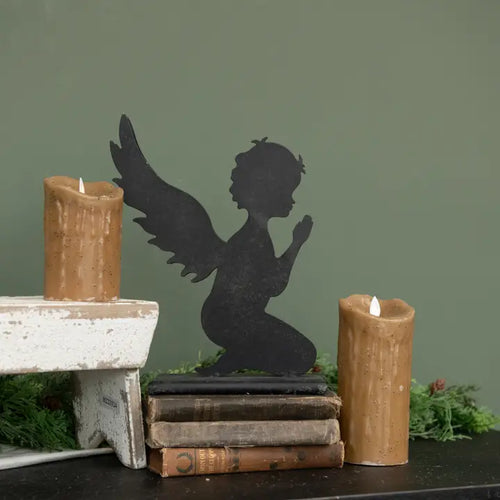 Kneeling Metal Angel