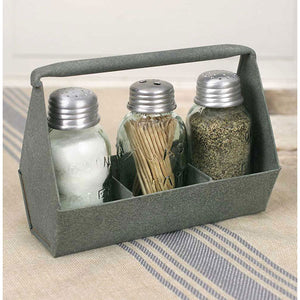 Toolbox Salt Pepper and Toothpick Caddy