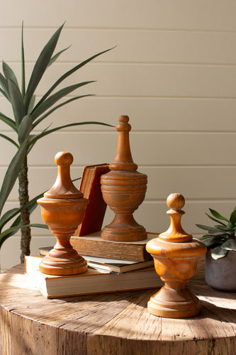 Turned Wood Finial