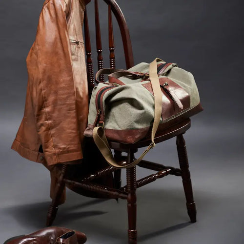 Wanderer Up-Cycled Canvas Duffle Bag
