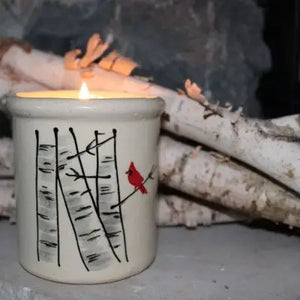 Pottery Candle Crock