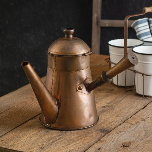 Copper Finish Coffee Pot