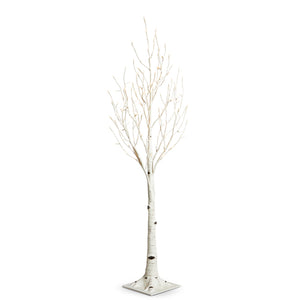 4.5' LIGHTED BIRCH TREE