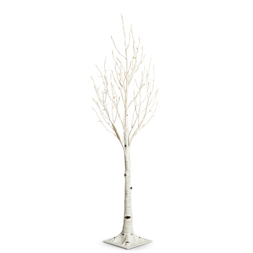 4.5' LIGHTED BIRCH TREE