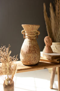 Tall Clay Urn