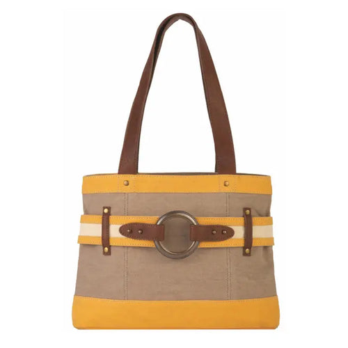 Rowen Oakley Re-Cycled Canvas Shoulder Bag