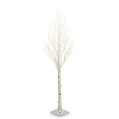 7' LIGHTED BIRCH TREE