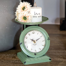 Load image into Gallery viewer, Farmhouse Old Town Scale Clock