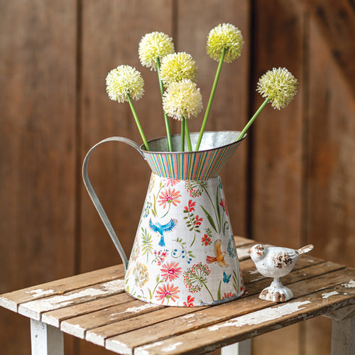Tall Metal Pitcher