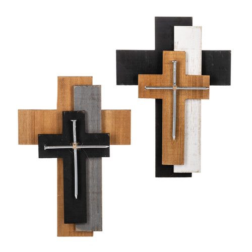 Layered Nail Cross