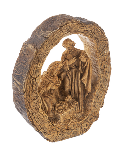 Log Nativity Figurine - Sm.
