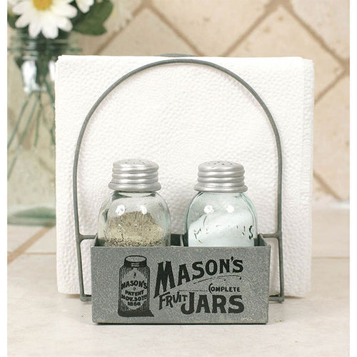Mason's Jars Box Salt Pepper