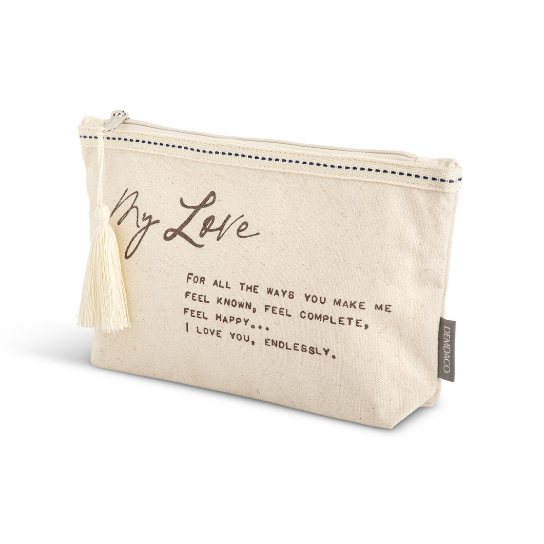 Dear You Zip Pouch - My Love