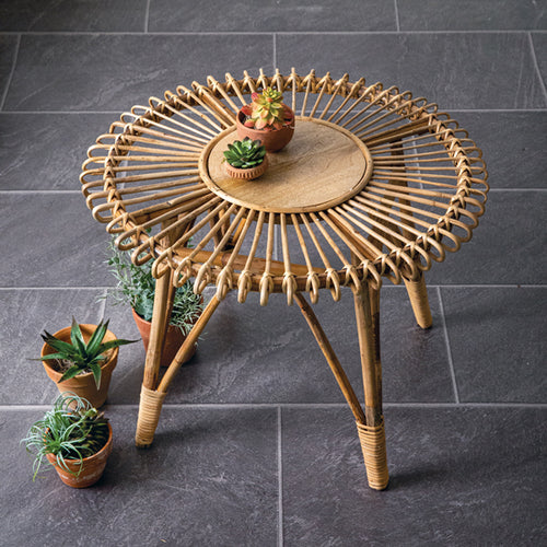 Rattan Side Table