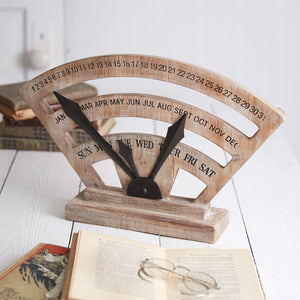 Perpetual Scale Desk Calendar