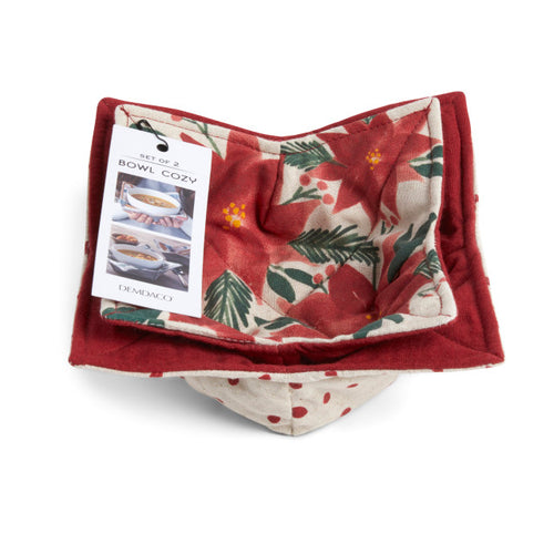 Poinsettia Bowl Cozy