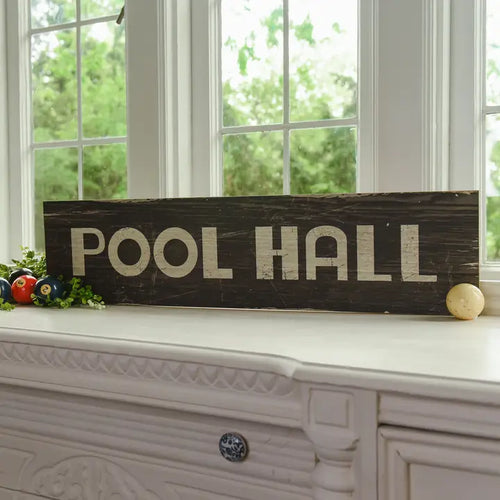 Pool Hall Sign