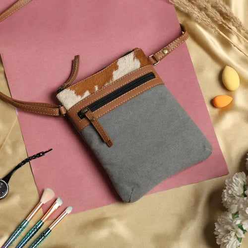 Cowhide Ava, Ash Gray