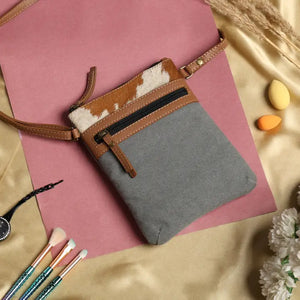 Cowhide Ava, Ash Gray