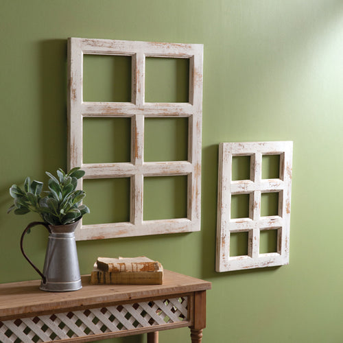 Whitewashed Window Frames