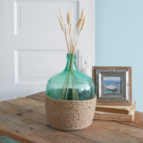 Recycled Glass Floor Vase