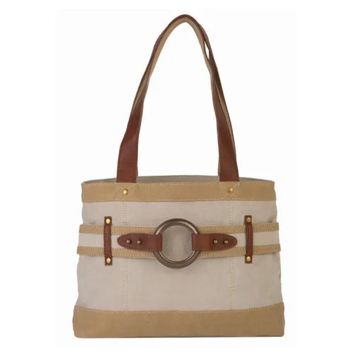 Rowen Oakley Re-Cycled Canvas Shoulder Tote