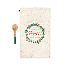 Load image into Gallery viewer, Let There Be Peace Kitchen Towel &amp; Utensil Set