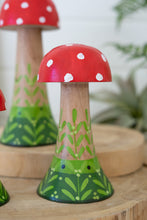 Load image into Gallery viewer, Painted Wooden Mushroom