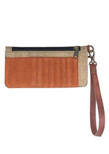 Load image into Gallery viewer, Live Love Wander Canvas Card Case Wristlet,