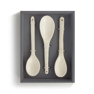 Linen Texture Teaspoons - Set of 3 Assorted