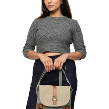 Load image into Gallery viewer, Buckled Up Agean Canvas Crossbody